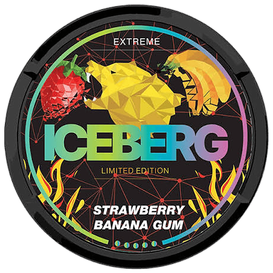 Iceberg Strawberry Banana Gum Extreme (40 mg)
